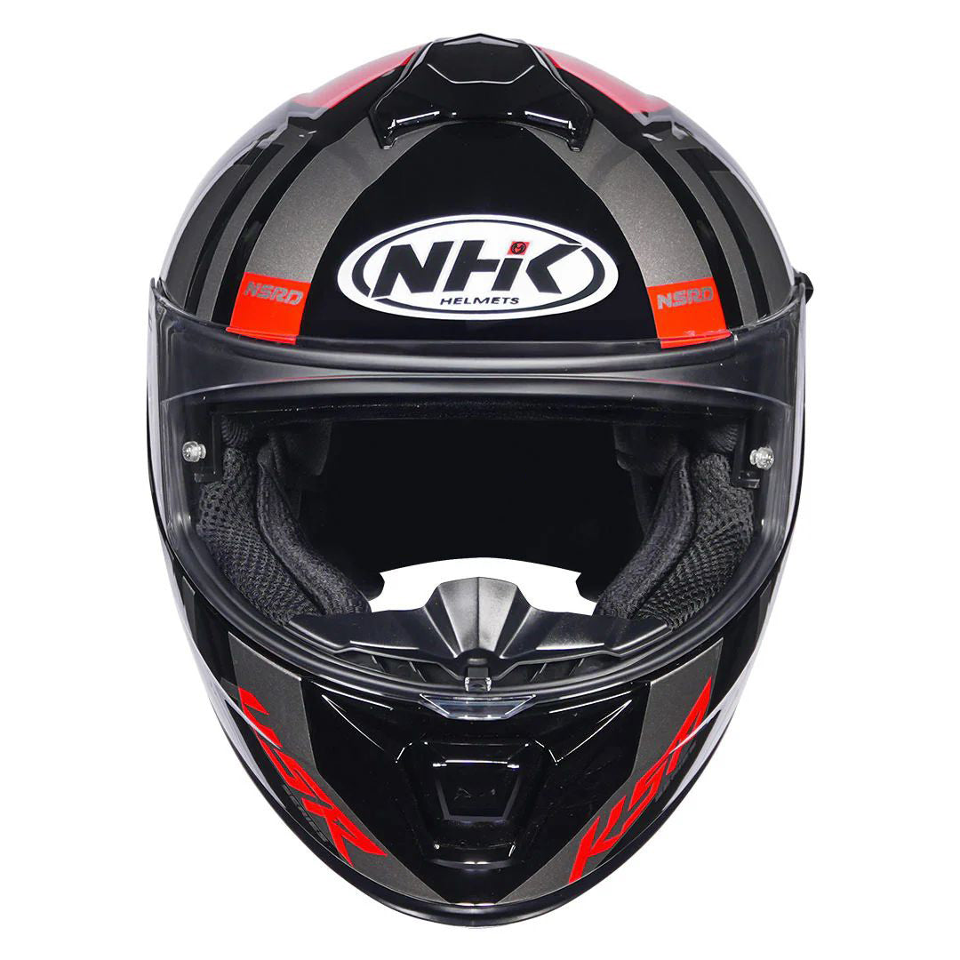 NHK K5R SHIELD BL/SILVER RED